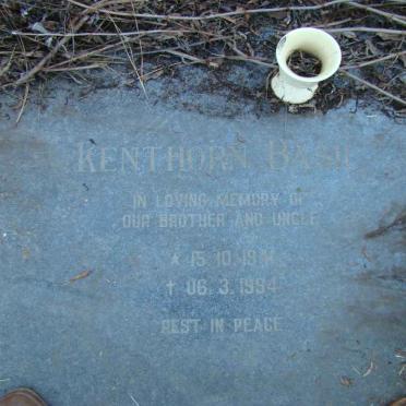 SHARDELOW Kenthorn Basil 1941-1994