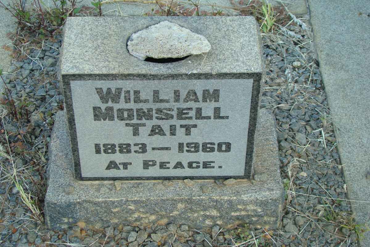 TAIT William Monsell 1883-1960