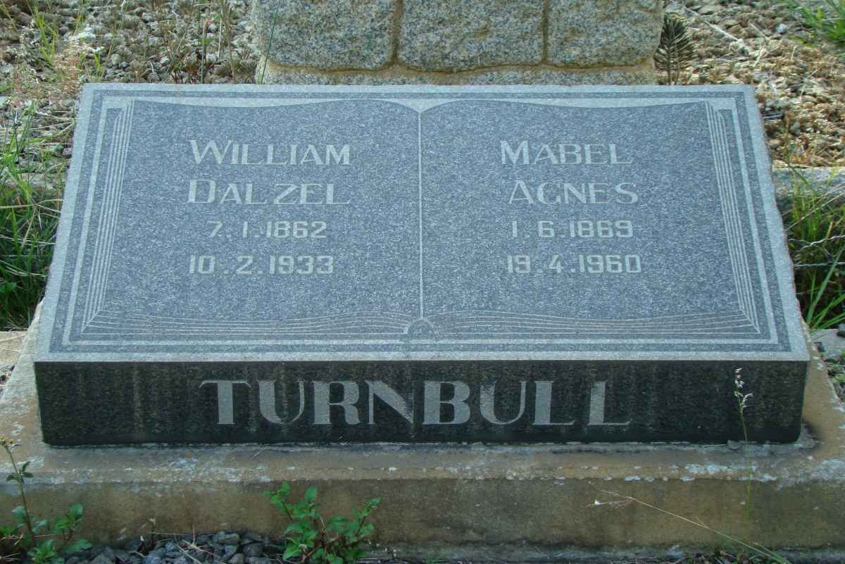 TURNBULL William Dalzel 1862-1933 &amp; Mabel Agnes 1869-1960