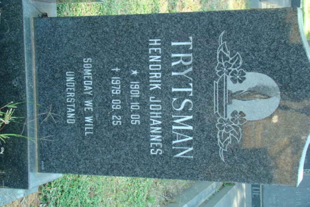TRYTSMAN Hendrik Johannes 1901-1979