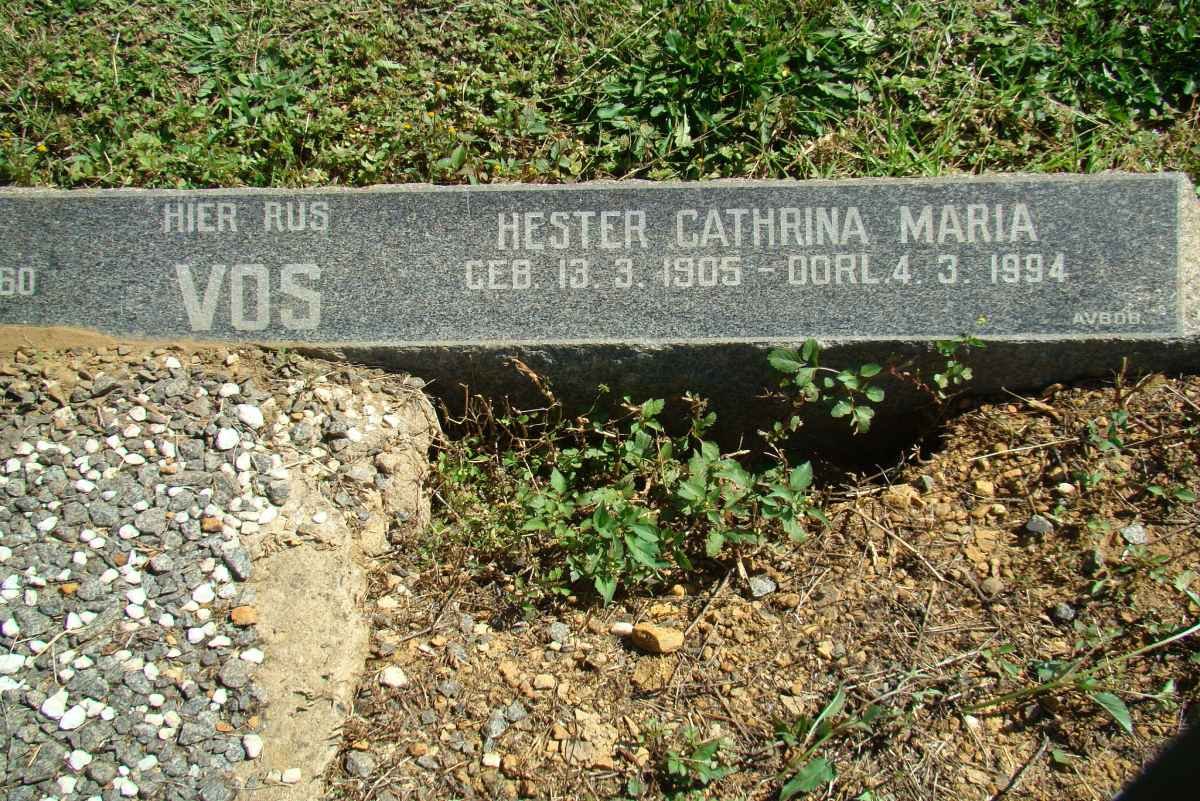 VOS Hester Cathrina Maria 1905-1994