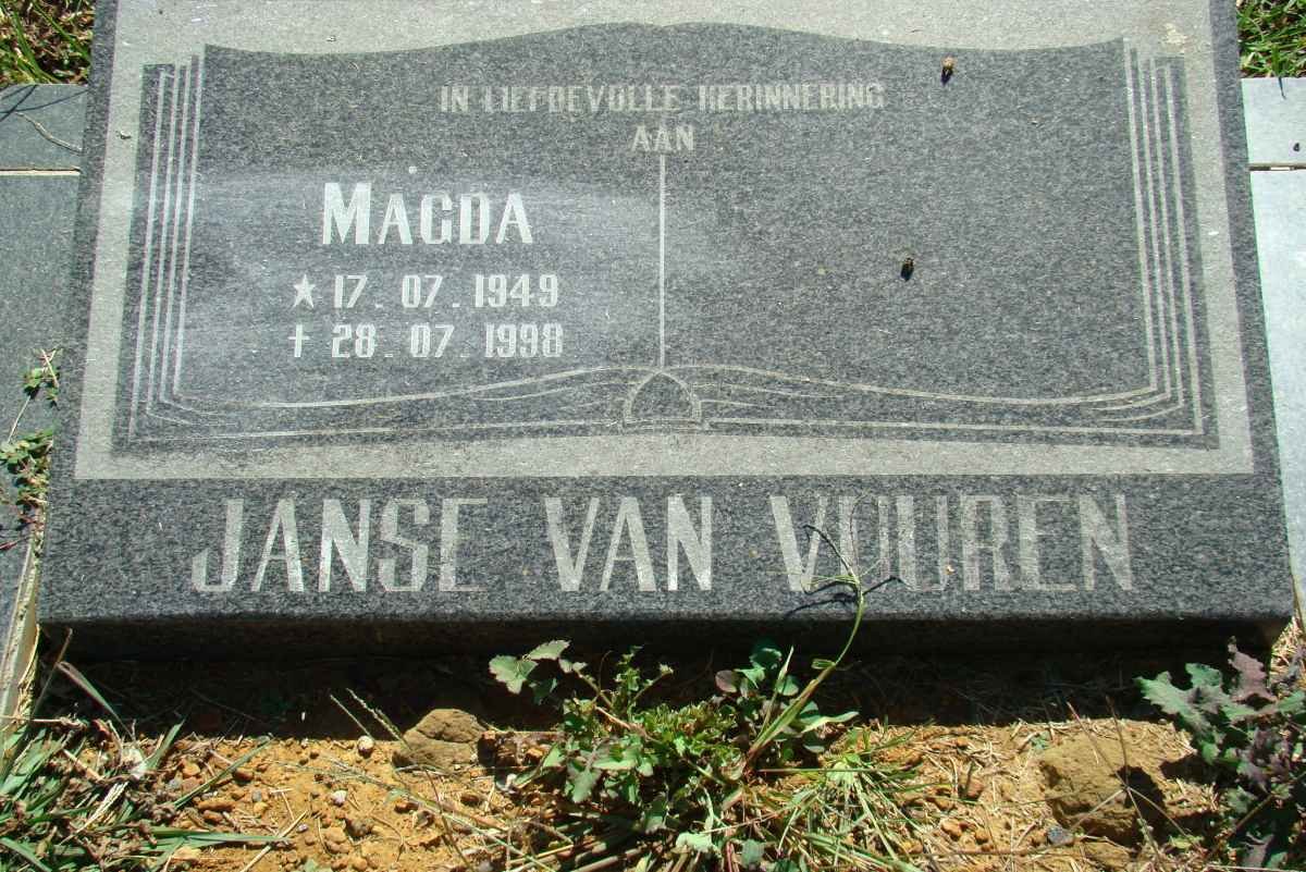 VUUREN Magda, Janse van 1949-1998