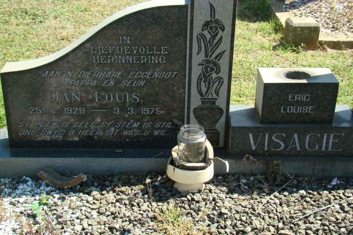 VISAGIE Jan Louis 1928-1975