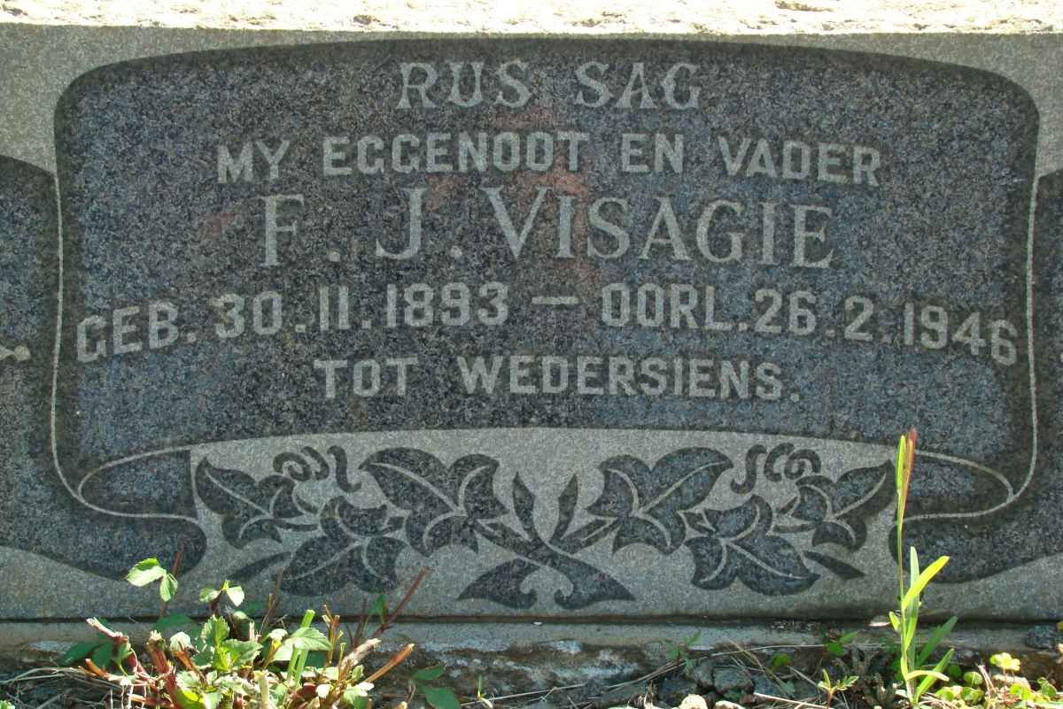 VISAGIE F.J. 1893-1946