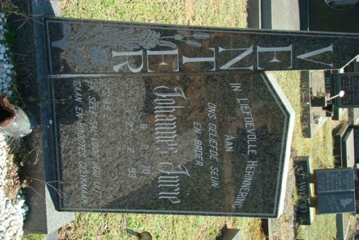 VENTER Johannes Jurie 1970-1993