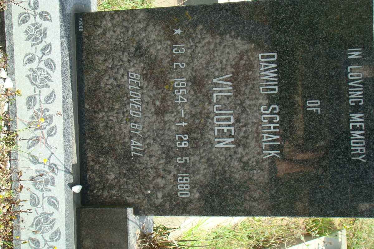 VILJOEN Dawid Schalk 1954-1980