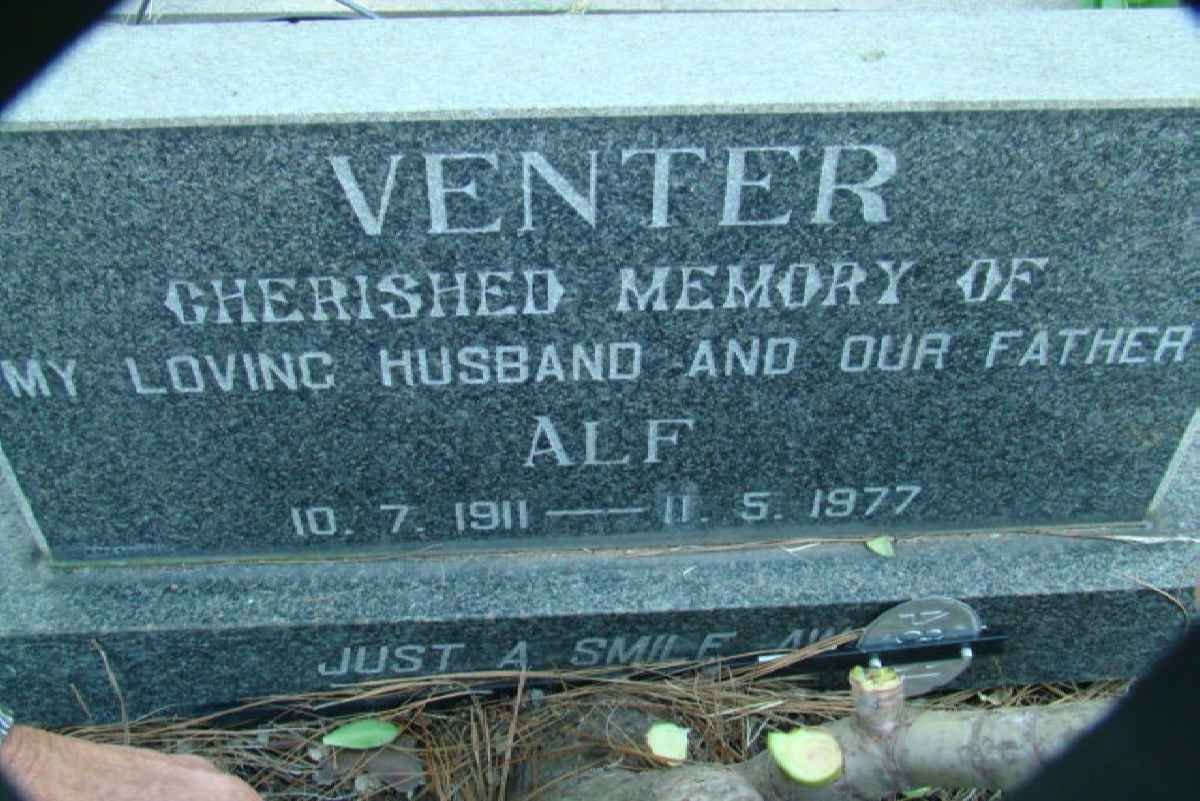 VENTER Alf 1911-1977