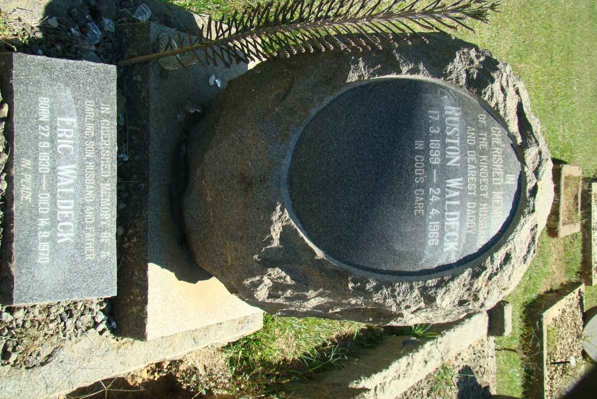 WALDECK Ruston 1899-1966 :: WALDECK Eric 1930-1970