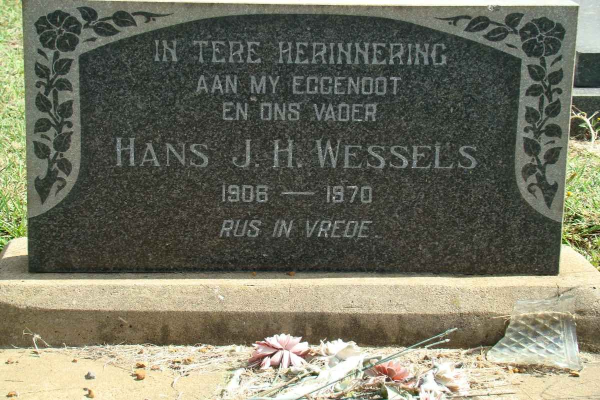 WESSELS Hans J.H. 1906-1970