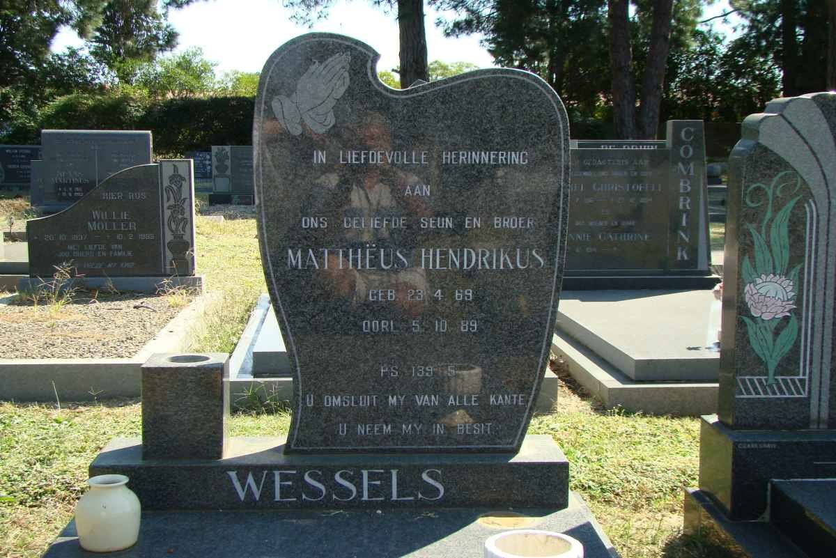 WESSELS Mattheus Hendrikus 1969-1989