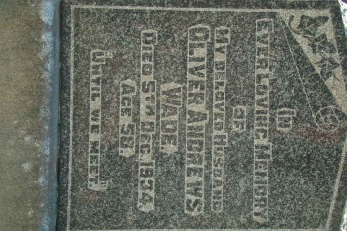 WADE Oliver Andrews -1934