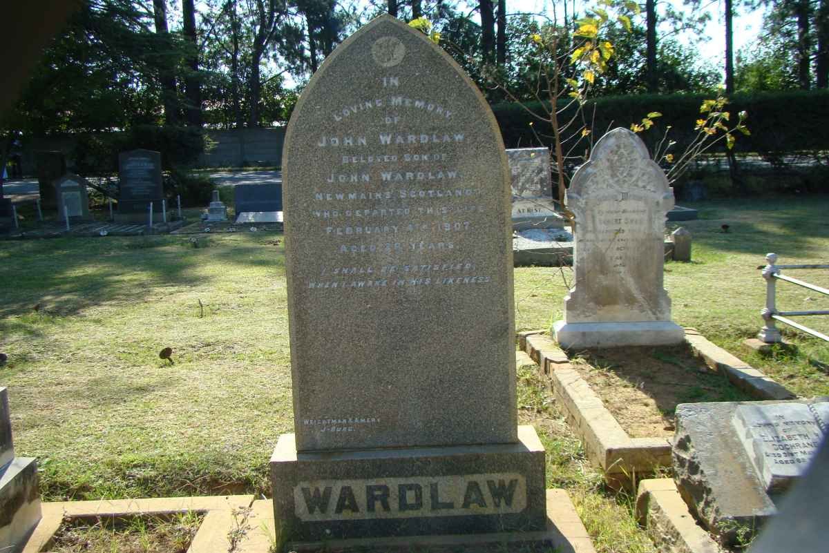 WARDLAW John -1907