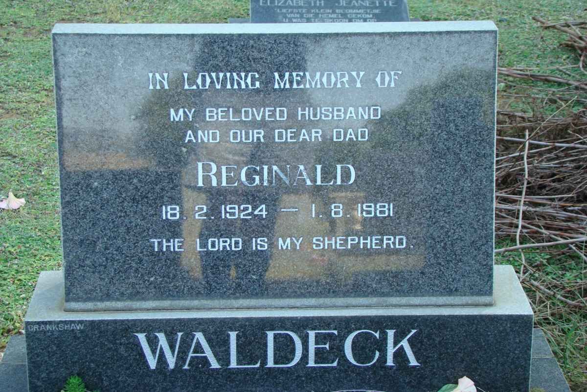 WALDECK Reginald 1924-1981