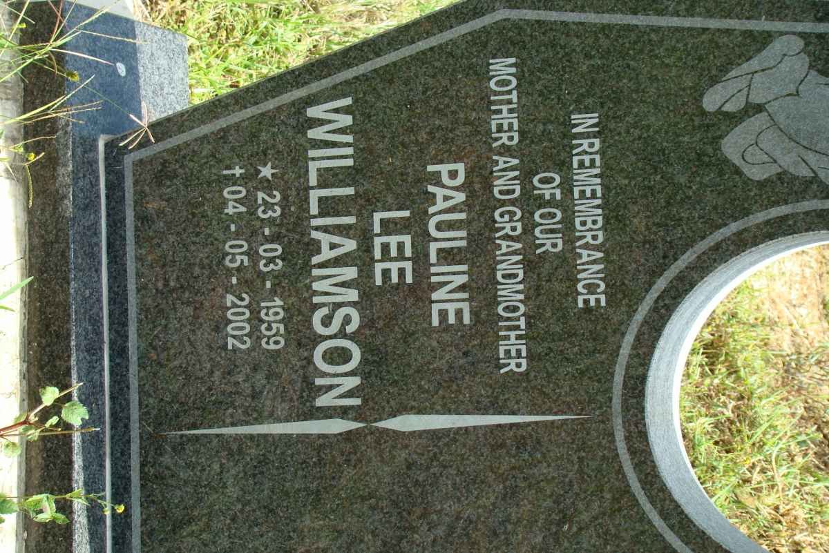 WILLIAMSON Pauline Lee 1959-2002