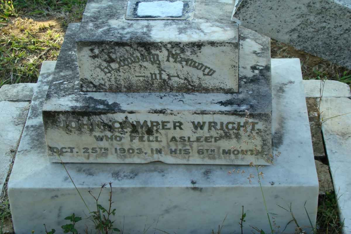 WRIGHT John Camper -1903