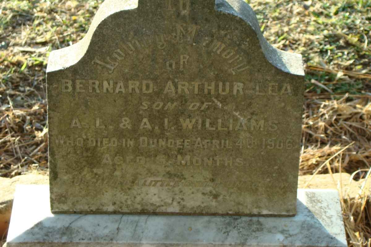 WILLIAMS Bernhard Arthur Lea -1906