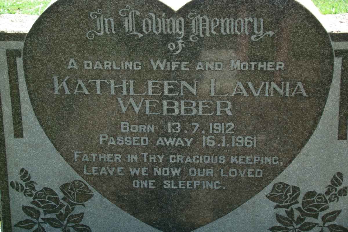 WEBBER Kathleen Lavinia 1912-1961