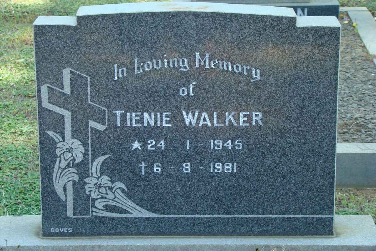 WALKER Tienie 1945-1981