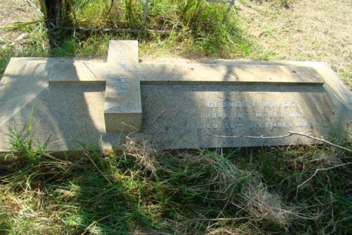 WRIGHT George F. 1882-1902