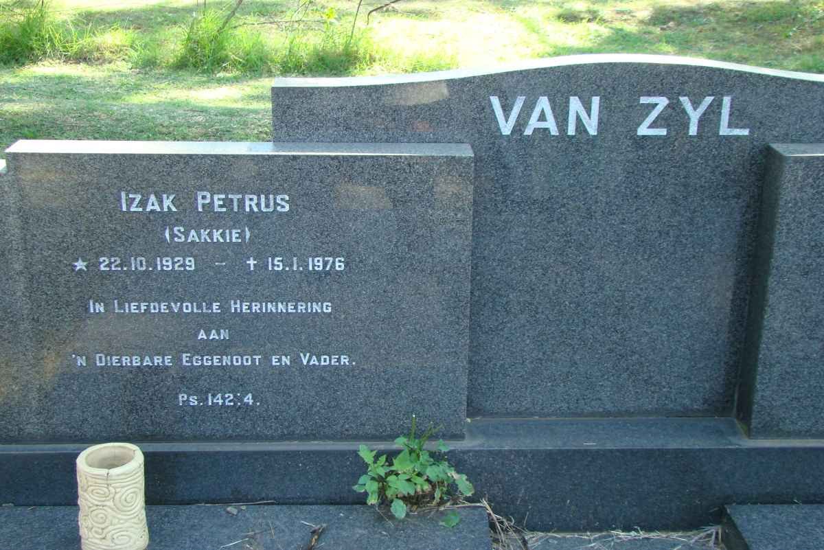 ZYL Izak Petrus, van 1929-1976