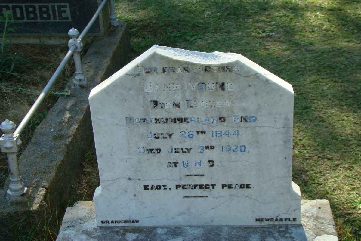 YOUNG Jane 1844-1920