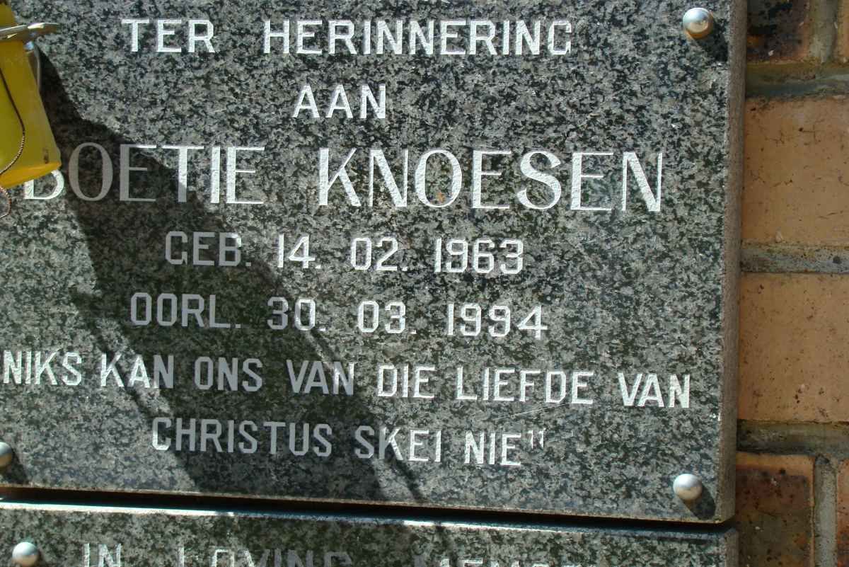 KNOESEN Boetie 1963-1994