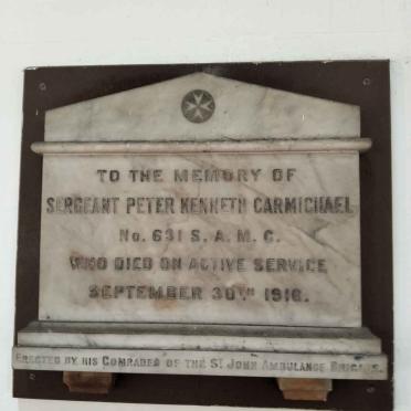 CARMICHAEL Peter Kenneth -1916