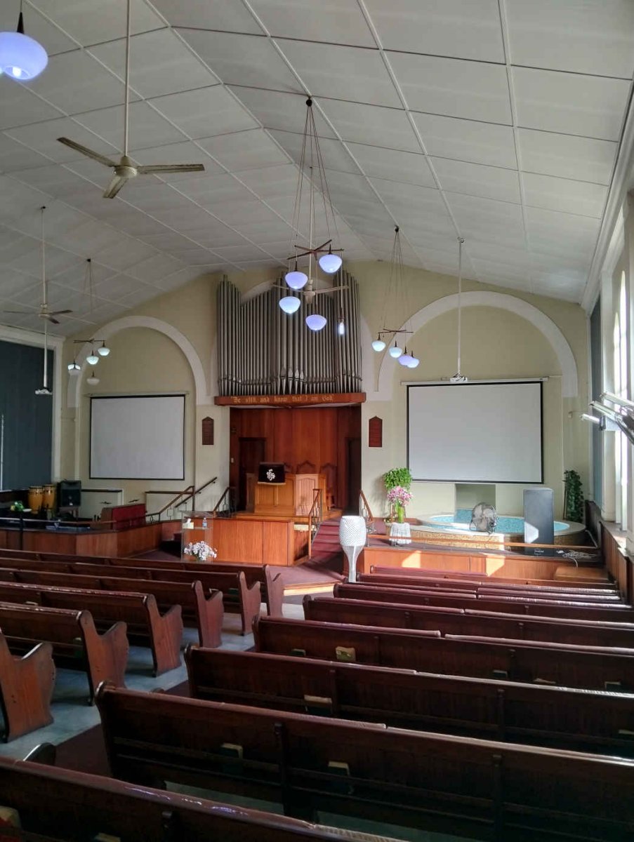 4. Interior of church