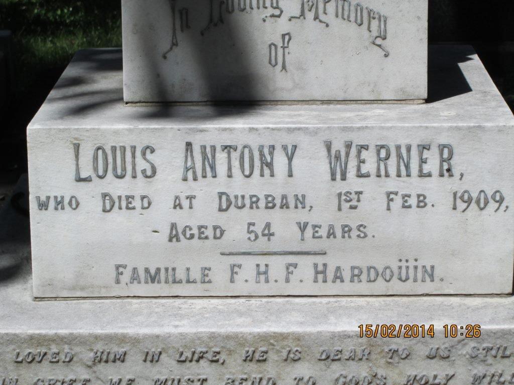 WERNER Louis Antony -1909