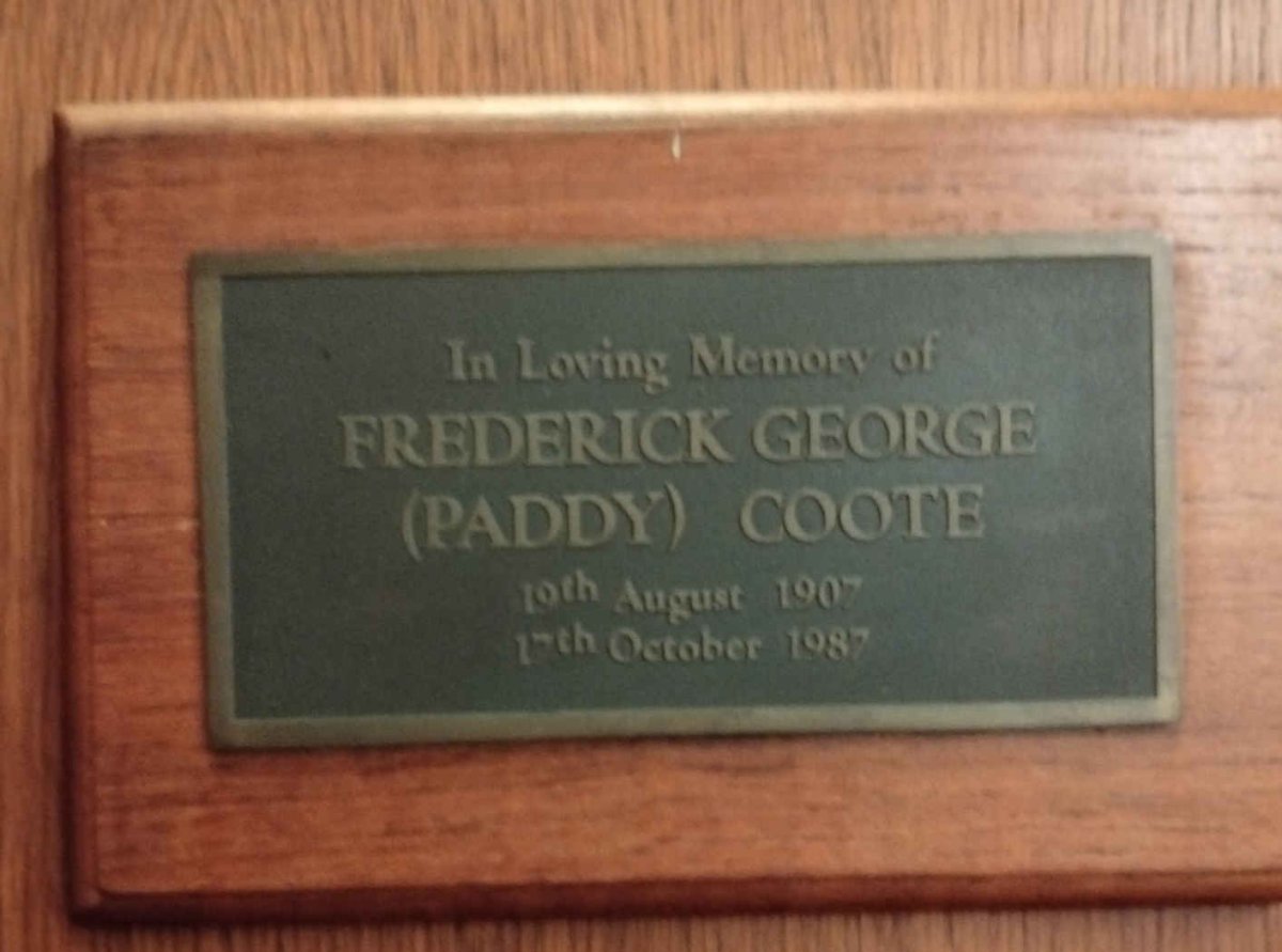 COOTE Frederick George 1907-1987
