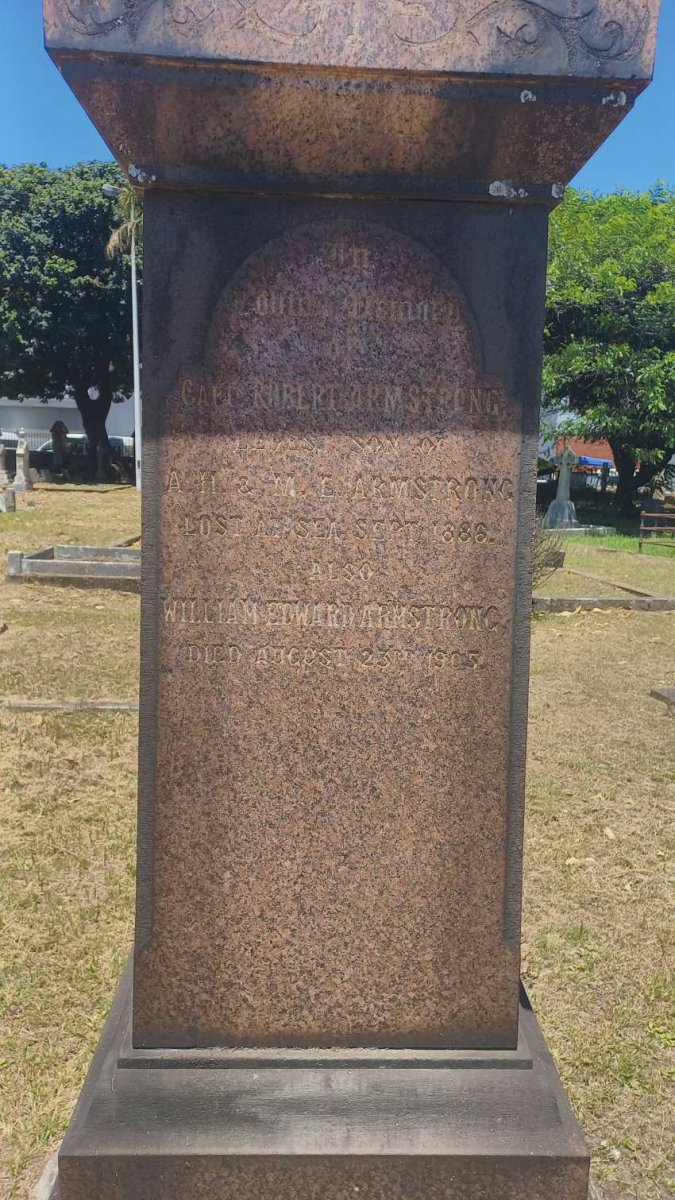 ARMSTRONG Robert -1886 :: ARMSTRONG William Edward -1905