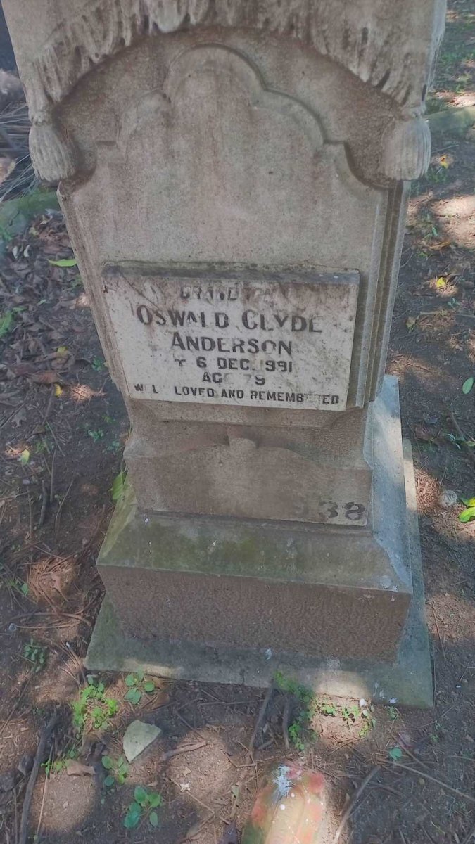 ANDERSON Oswald Clyde -1991
