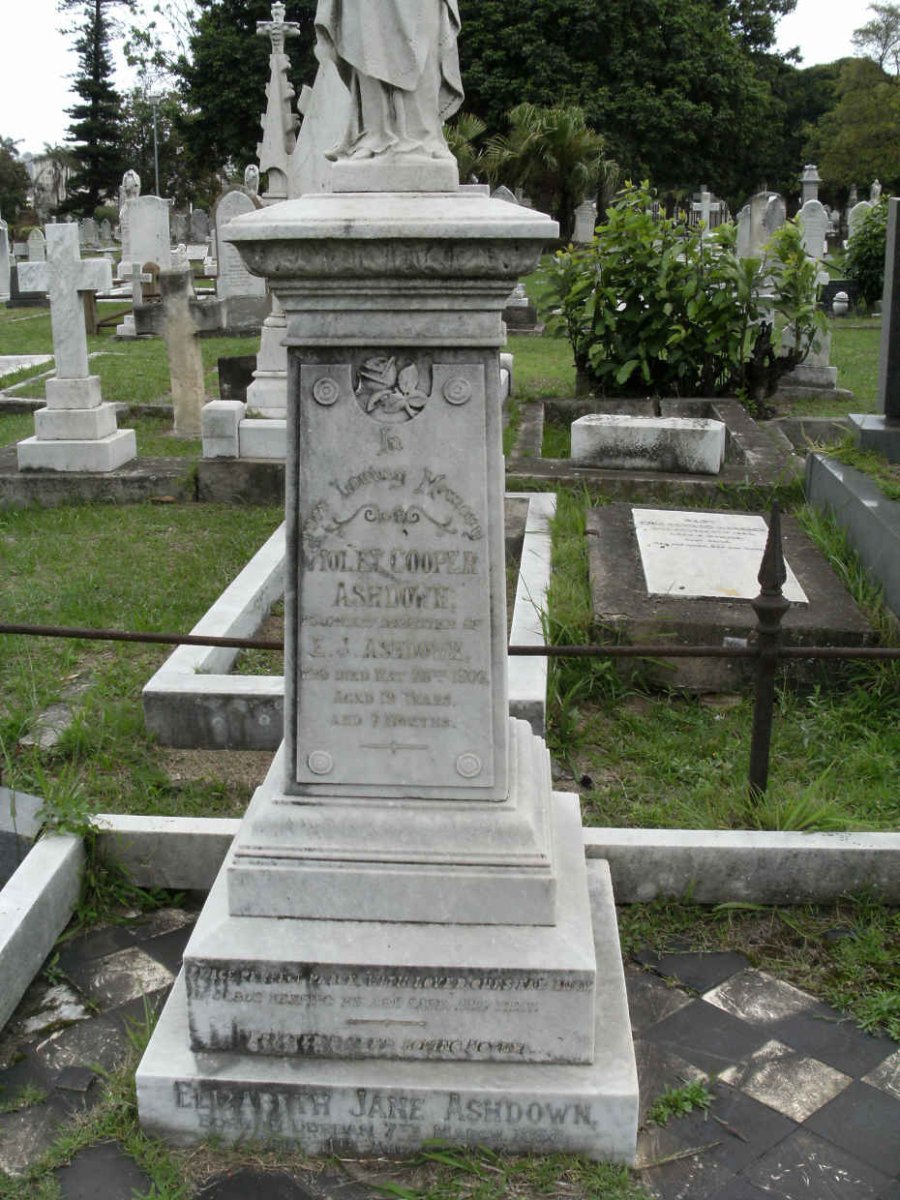 ASHDOWN Violet Cooper -1906 :: ASHDOWN Elizabeth Jane 1858-