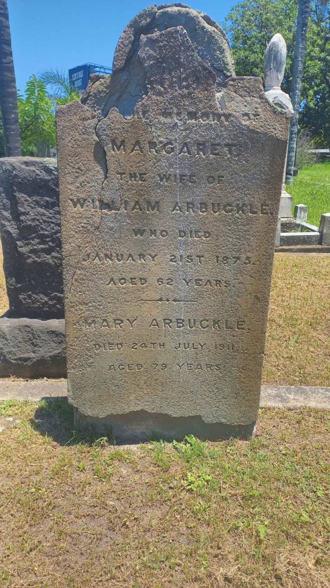 ARBUCKLE Margaret -1875 :: ARBUCKLE Mary -1911