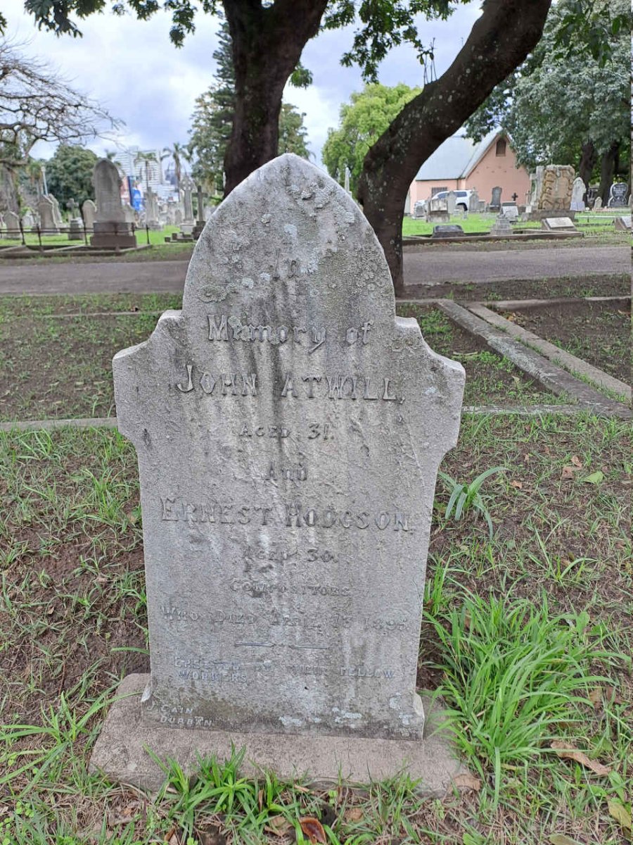 ATWILL John -1895 :: HODGSON Ernest -1895