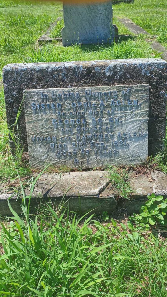 AGLEN Sophia A. -1931
