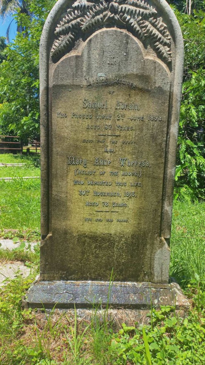 ADRAIN Samuel -1898 & Mary Ann -1913