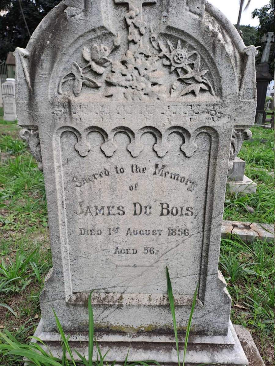 BOIS James, du -1856