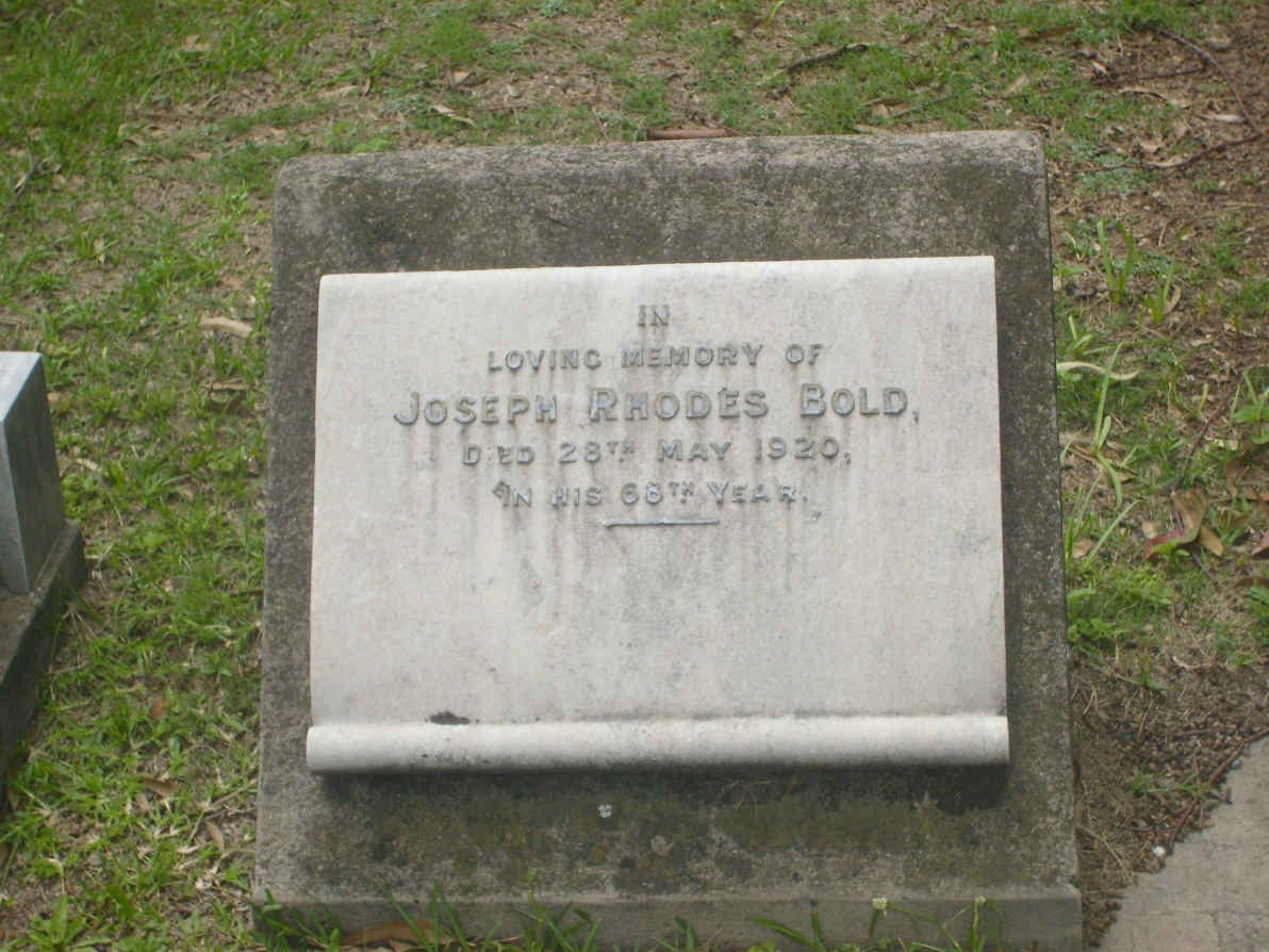 BOLD Joseph Rhodes -1920