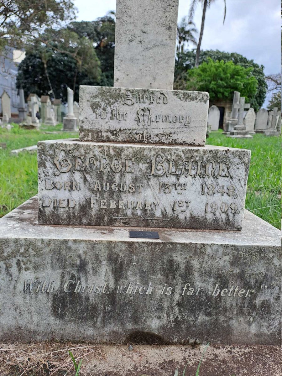 BLAINE George 1848-1909