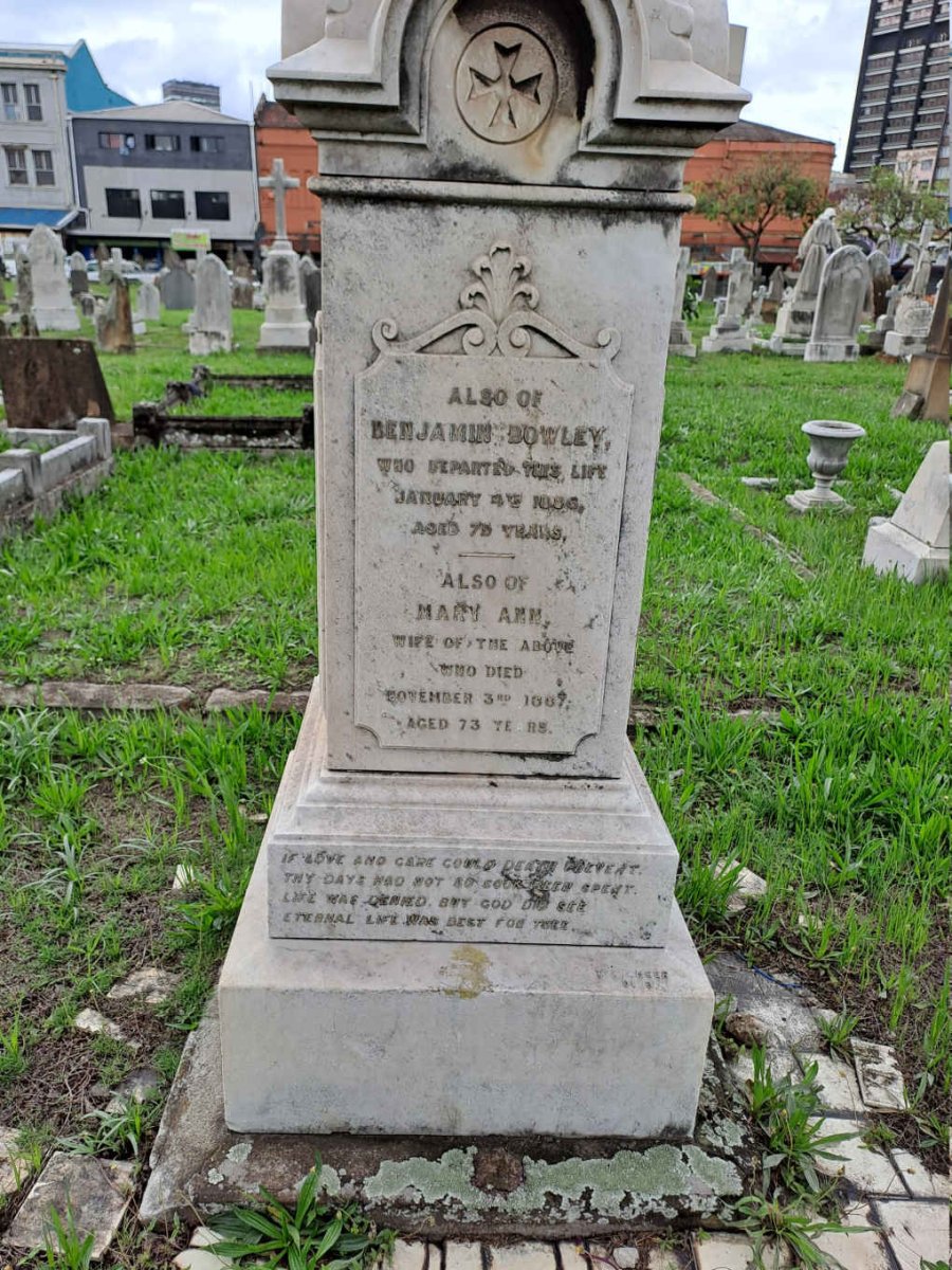 BOWLEY Benjamin -1886 & Mary Ann 1887