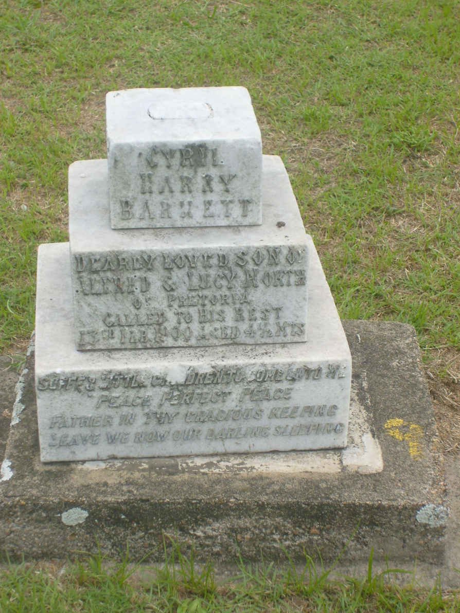 BARNETT Cyril Harry -1900