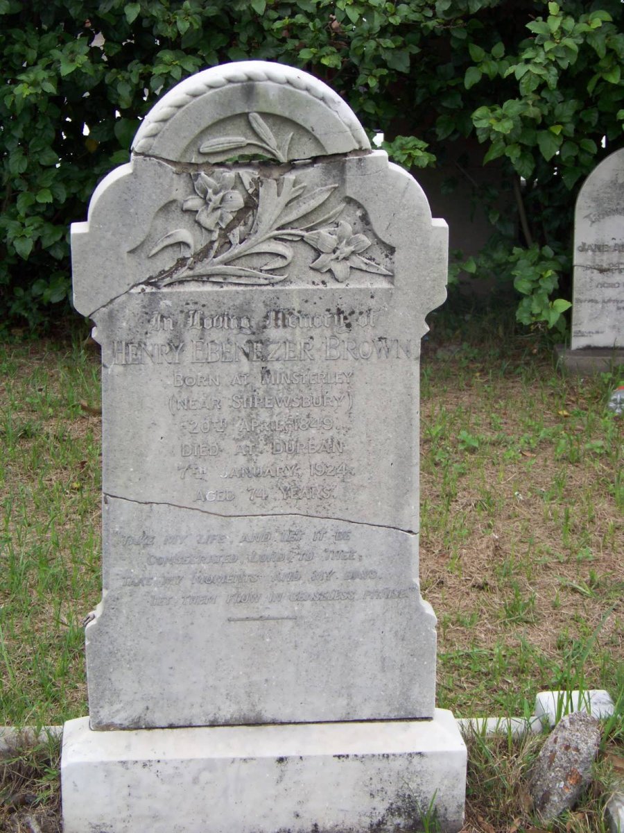 BROWN Henry Ebenezer 1849-1924