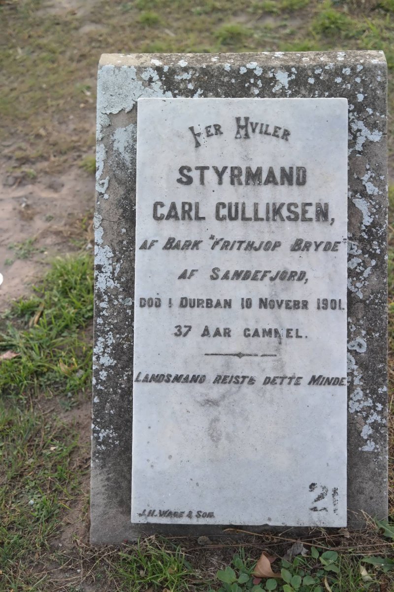 CULLIKSEN Styrmand Carl -1901