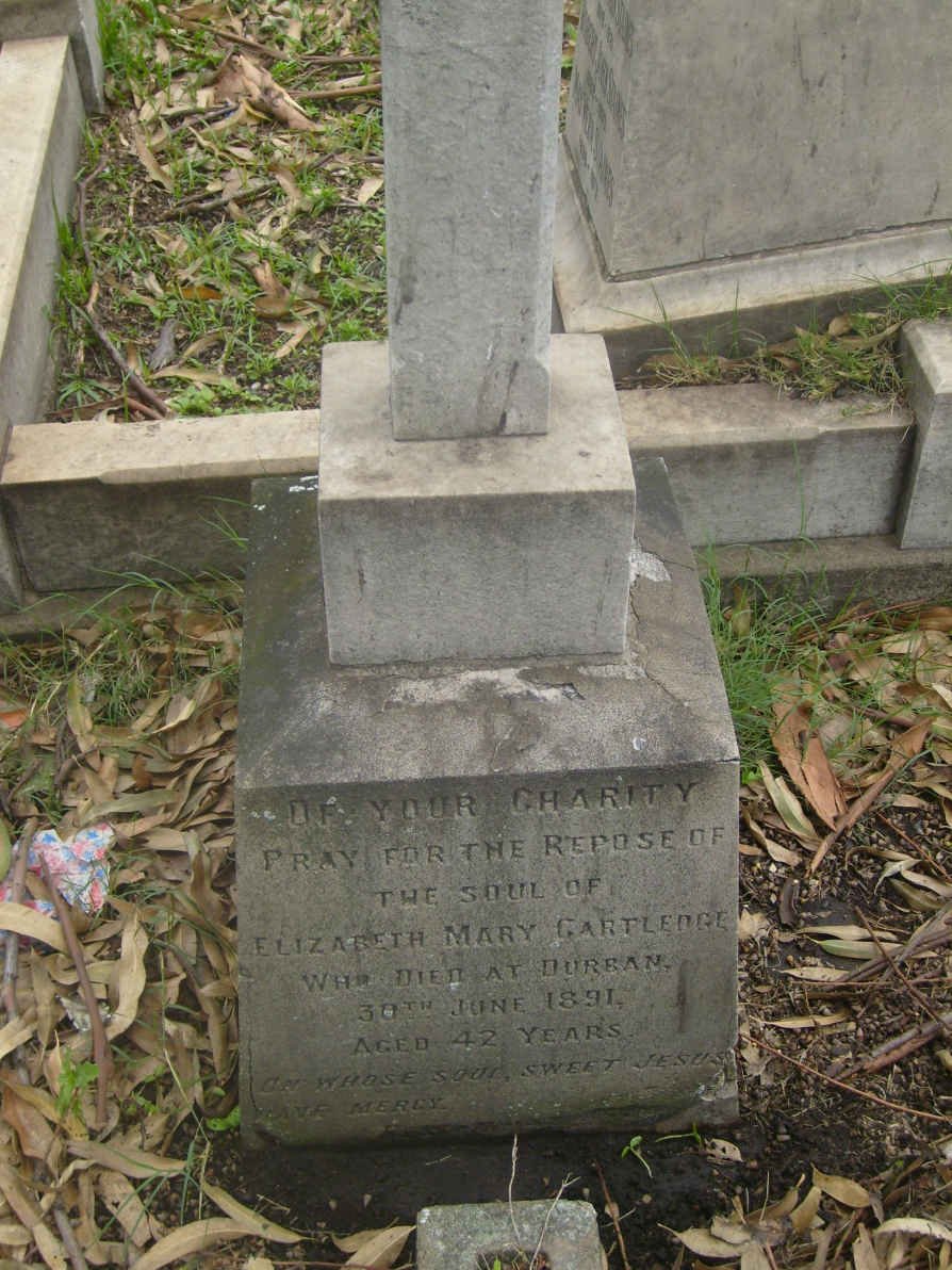 CARTLEDGE Elizabeth Mary -1891