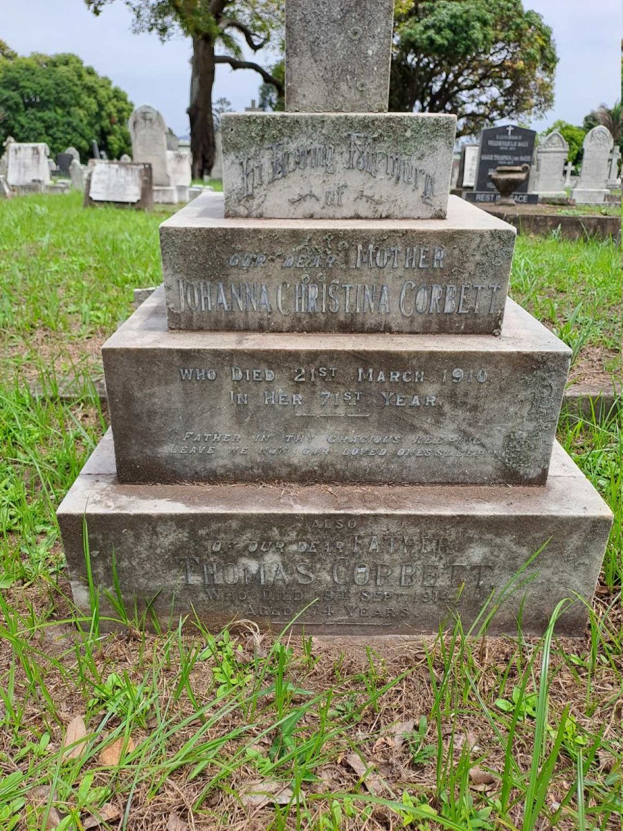 CORBETT Thomas -1914 & Johanna Christina -1910 