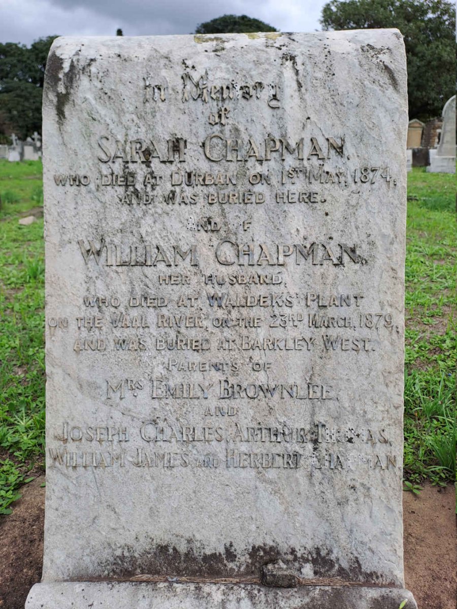 CHAPMAN William -1879 & Sarah -1874
