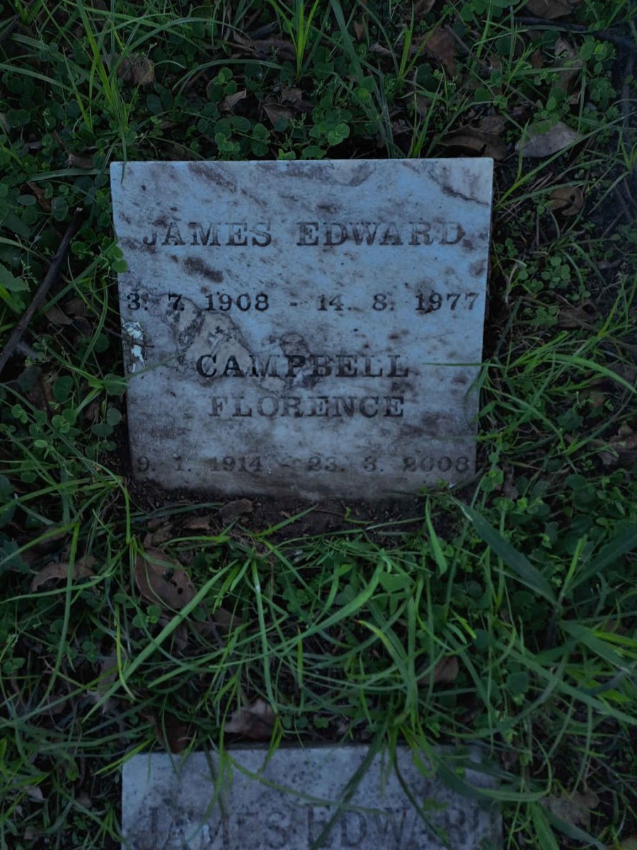 CAMPBELL James Edward 1908-1977 & Florence 1914-2008