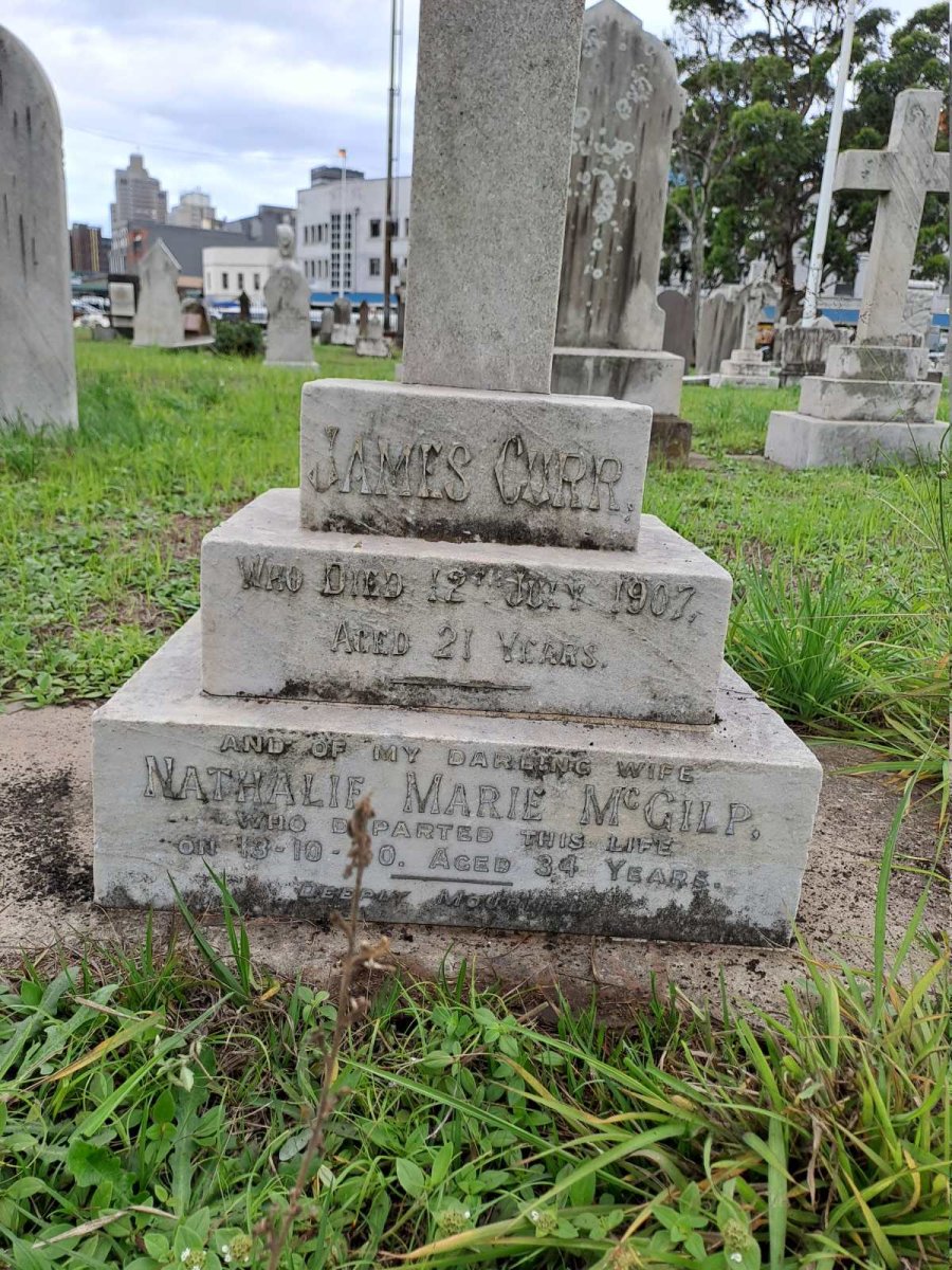 CURR James -1907 :: MCGILP Nathalie Marie -19?0