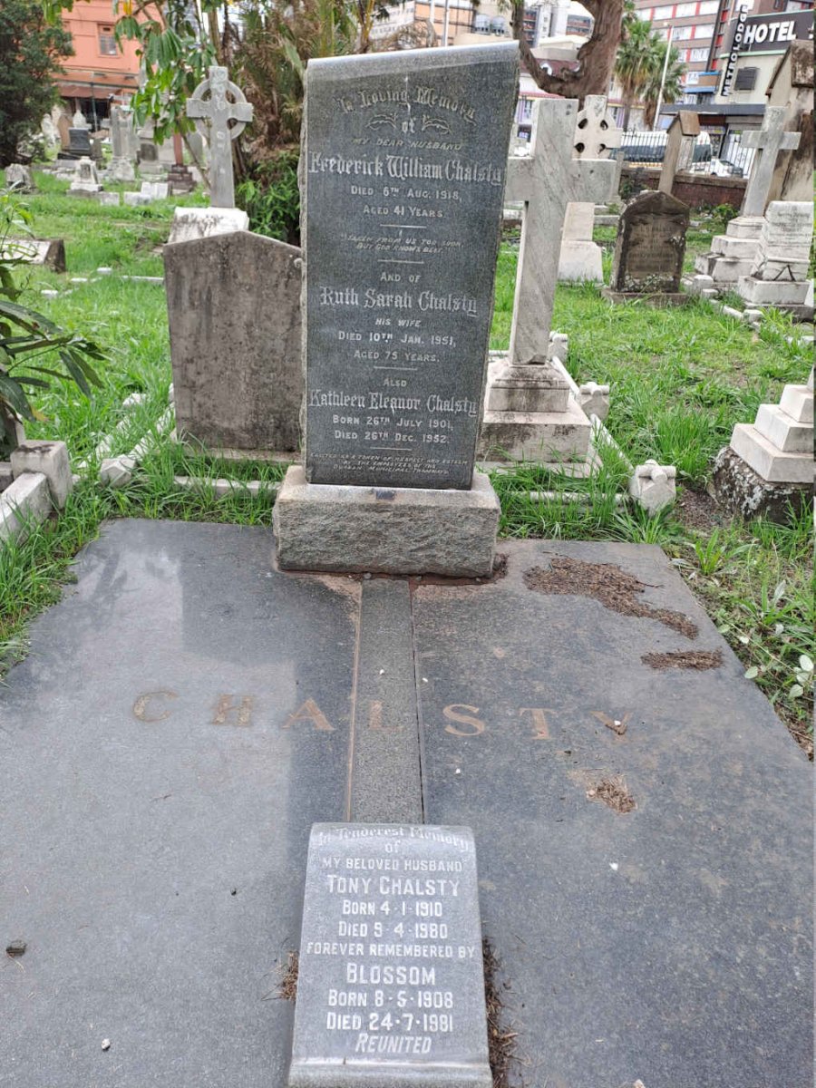 CHALSTY Frederick William -1918 & Ruth Sarah -1951 :: CHALSTY Kathleen Eleanor 1901-1952 :: CHALSTY Tony 1910-1980 & Blossom 1908-1981 _1